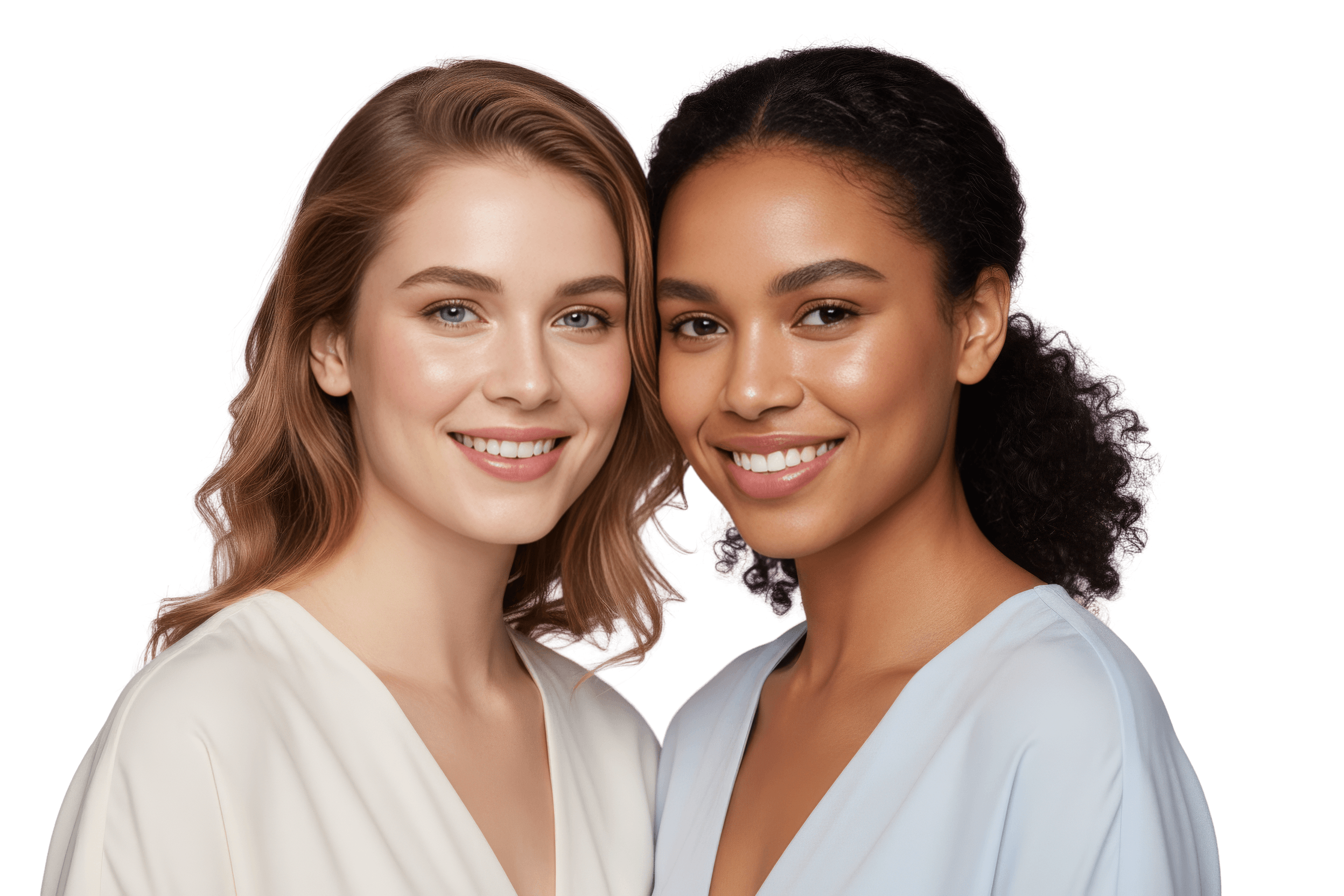 Two women representing contraception care